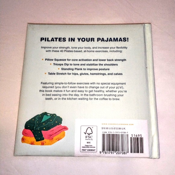 Pajama Pilates: 40 Exercises for Stretching, Strengthening, and Toning at Home - Picture 2 of 2